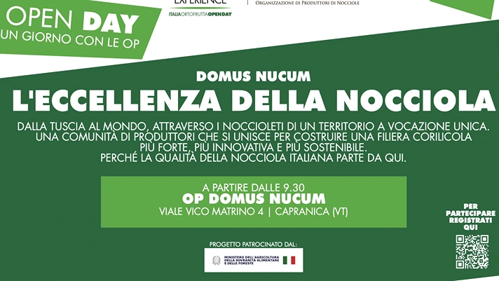 Ortofrutta Experience, open day dell'Op Domus Nucus