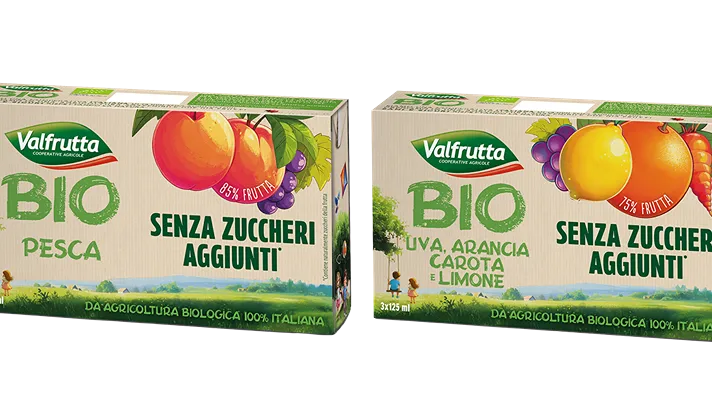 Succhi bio, Valfrutta presenta il nuovo brik
