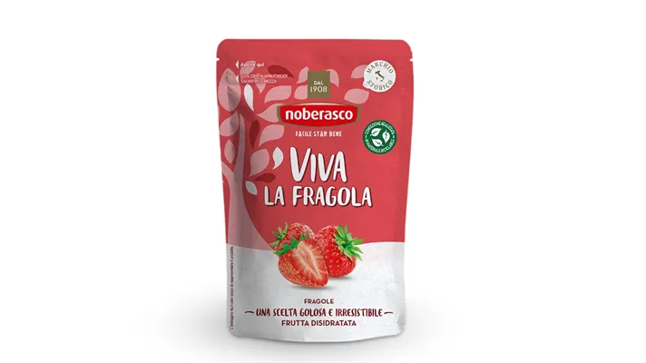 Noberasco lancia la nuova referenza "Viva la fragola"