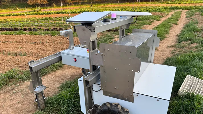 Meno chimica in campo con i robot