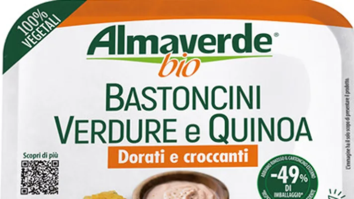 Nuovo formato per i bastoncini Almaverde Bio