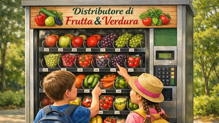 Frutta e verdura nei distributori. C'è spazio nel vending?