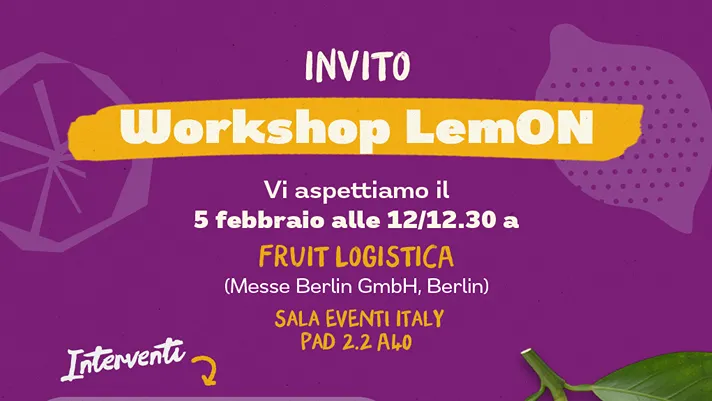 Fruit Logistica, un incontro dedicato al progetto LemOn