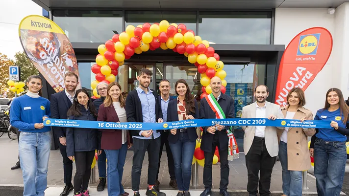 Lidl inaugura a Stezzano in provincia di Bergamo
