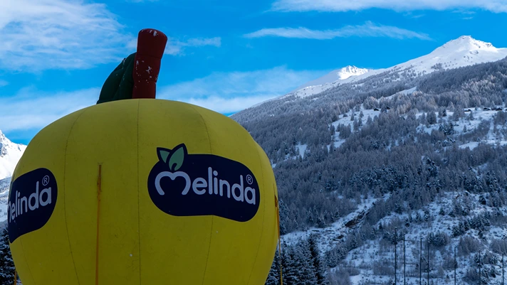 Melinda protagonista nelle stazioni sciistiche