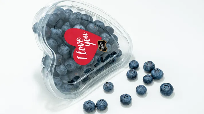 San Valentino, pack speciale per i mirtilli F.lli Orsero