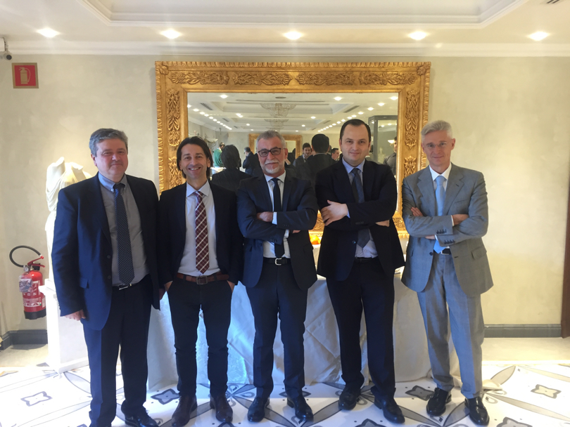 Da sinistra, presenti al workshop dal titolo "La quarta e la quinta gamma nel futuro del biologico. Innovazione, salute e servizio": Ernesto Fornari, Enrico Casadei, Paolo Pari, Ilenio Bastoni, Roberto della Casa