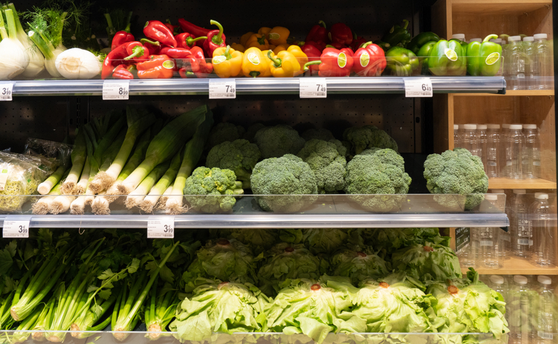 Reparto Ortofrutta Carrefour Bio in Belgio. Credit foto: Carrefour