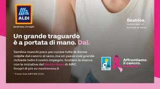 Aldi sostiene la ricerca e partecipa a Nastro rosa