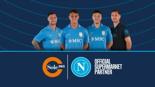 Sport, Sole365 è official partner dell'Ssc Napoli