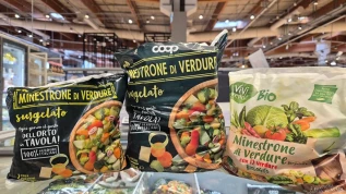 Minestroni e zuppe: 1,8 milioni di pezzi per Coop Alleanza
