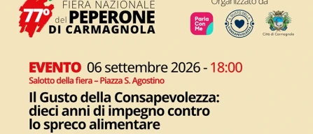 Fiera Peperone di Carmagnola, si parla di spreco e di sport-image