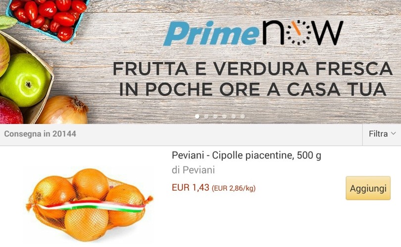 Amazon frutta e verdura